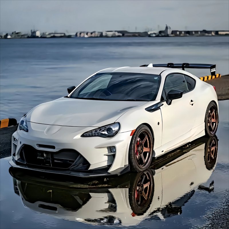 High Brand New Fiberglass Front Bumper Surround for  GT86 and BRZ Modified Second Generation Auto Part